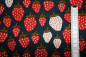 Preview: Taschenstoff Canvas Queen of Berries nachtblau (10 cm)